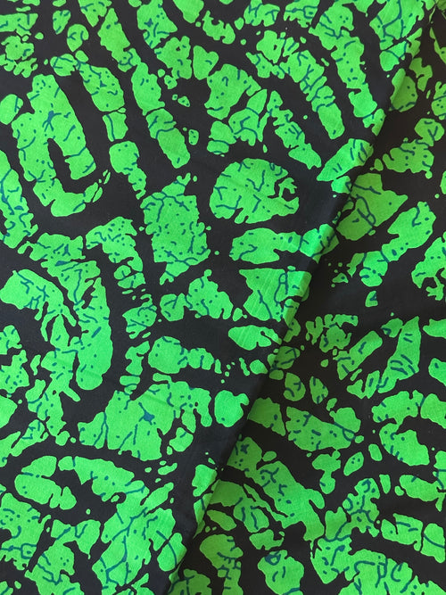 Emerald Abstract Ankara – 6 Yards